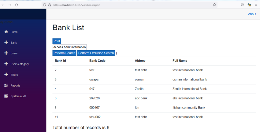 Search feature creation in Blazor server Grid